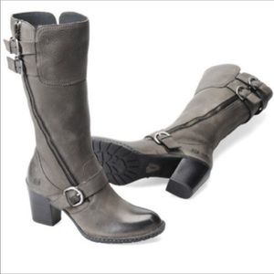 Born Treddy in Snare Heeled Leather Boot